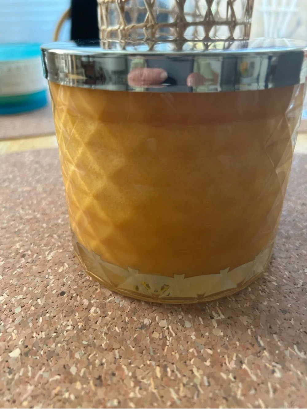 Gold Canyon Fresh Orange 3 Wick 13 Oz. Jar Candle. Never Burned. Retired
